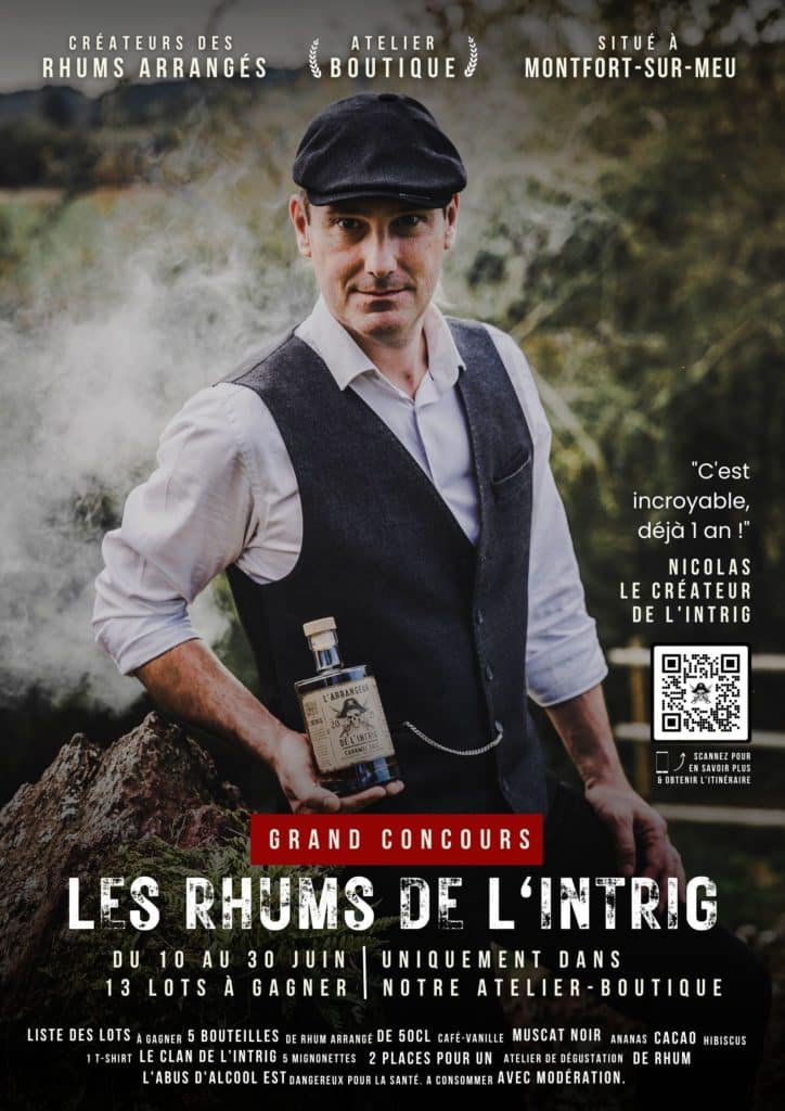 grand concours pour la fete d'anniversaire d'ouverture de magasin de rhum arrangé